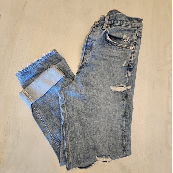 Agolde Denim - Agolde Women's Denim 90's Jean SZ 27 Distressed Straight